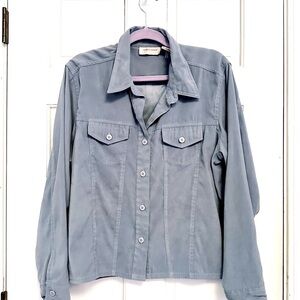 Vintage Lemon Grass Shirt Jacket